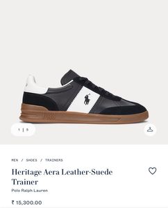 Ralph Lauren Brand New Black Sneakers
