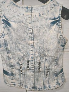 Denim Vest - Shrug Jacket