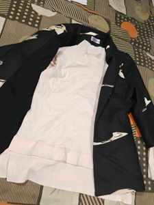 Unique Patterned Blazer and top set winter