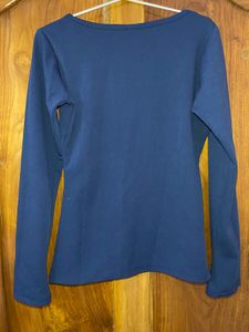 Classic Blue Long Sleeve Top