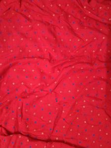 Vibrant Red Embroidered Kurti