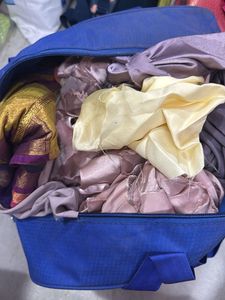 Assorted Silk Fabric Scraps