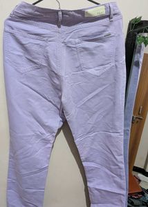 Lilac Colored Skinny Jeans