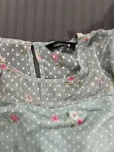Charming Floral Print Dress