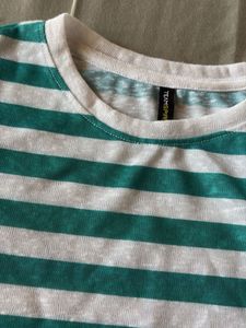 Striped Crop T-Shirt