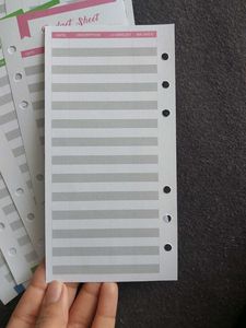Assorted Craft Stickers and budget sheets