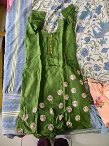 Elegant Green Kurta Set