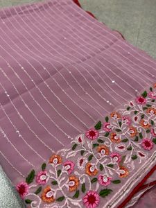 Beautiful Embroidered Saree