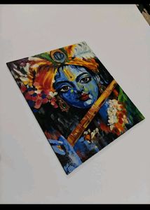 krishna acrylic painting on canvas
