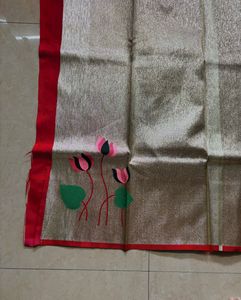 Trending Lotus muniya border paithani saree