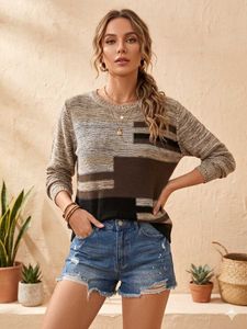 🎉Buy1 Get1 Free🎉Patchwork Knit Sweater Q