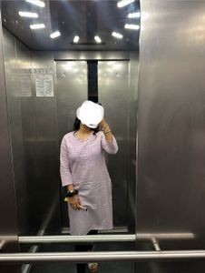 Elegant Lavender Embroidered Kurta