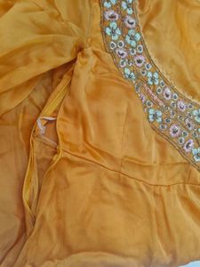 off shoulder kurta with plazo