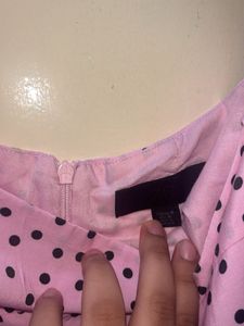 Zara polka dot dress
