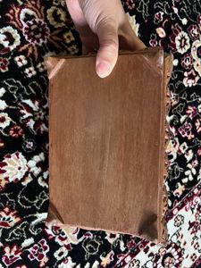 Kashmiri Walnut Wood Hand Carved Jewellery Box