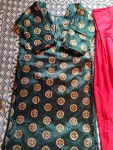 Art Silk Suit with dupatta