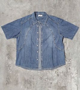 Mirav Denim Half Shirt