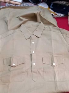 MENS BEIGE PATTAN SET Shirt and Pants