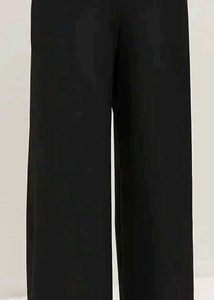 BEBE. Chic Black Wide-Leg Trousers
