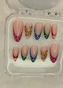 NAVRATRI SPECIAL Handmade Press-On Nails