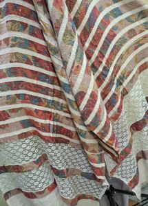 Chic Striped Floral shawl