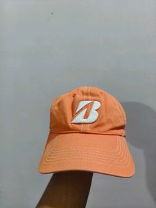 Bridgestone Orange Baseball Cap