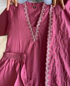 Elegant Embroidered Kurta Set