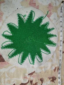 Handmade Starburst Crochet Trivet