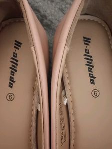 Cute Pink Bow Ballerina Flats