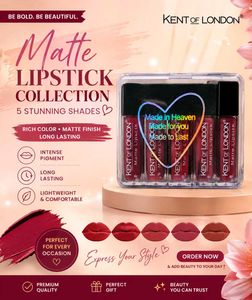 KENT OF LONDON Matte Liquid Lipstick Set