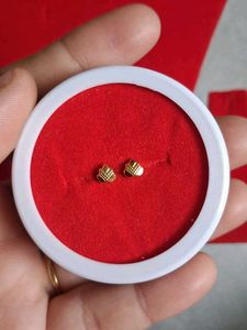 beautiful Gold Stud Earrings