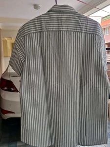 Men's Striped Short Sleeve Shirt