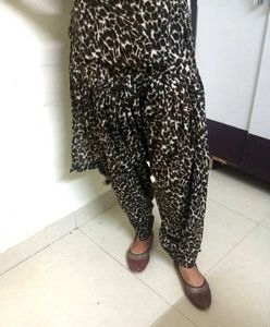 Leopard Print Kurta Set