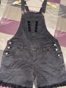 Cute Denim Overall Shorts