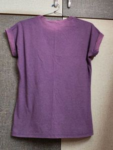 Purple "Hello Weekend" T-Shirt