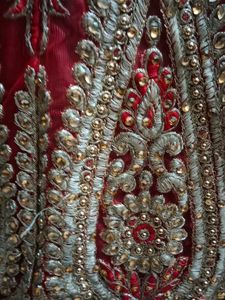 Only Lehnga Saree With Original Mirrors.