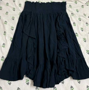 Bohemian Embroidered Mini Skirt