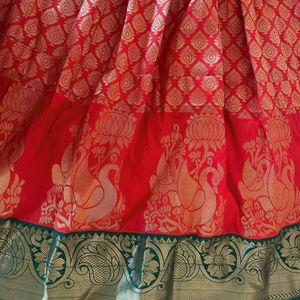 Pattu Long Frock for Kids