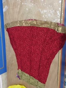 Red Ethnic Skirt