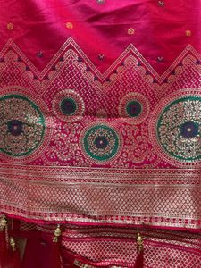 Vibrant Ethnic Lehenga Skirt with Dupatta