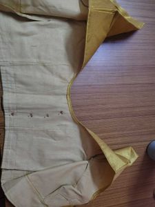 elegant golden blouse