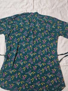 Green Floral Tunic