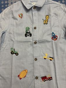 M&amp;S Cute Embroidered Shirt for Kids
