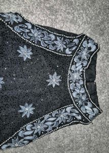 Y2K Designer Beaded Top
