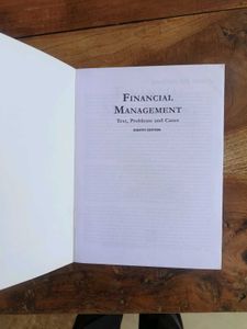 Financial Management 8e Textbook