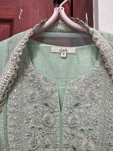 Vark by Westside Mint Green Kurta Set with Dupatta
