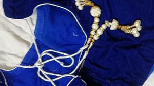 Blue Velvet Blouse