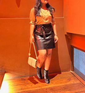 Authentic Leather skirt 🖤😍