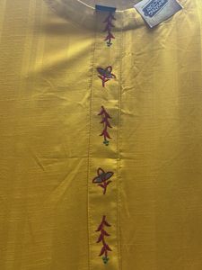 XL-XXL Yellow Kurta Set with Pants