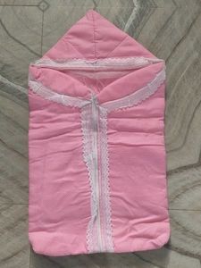 Baby Pink Polka Dot Swaddle Sack